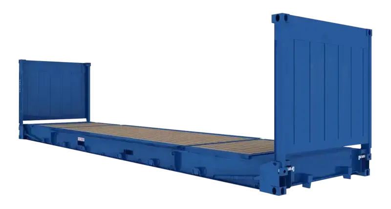 40ft flat rack container