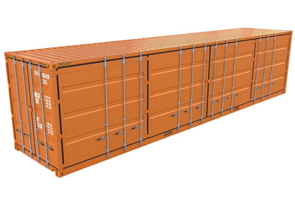 45ft Open Side Shipping Container - Easy Access and Versatile Storage