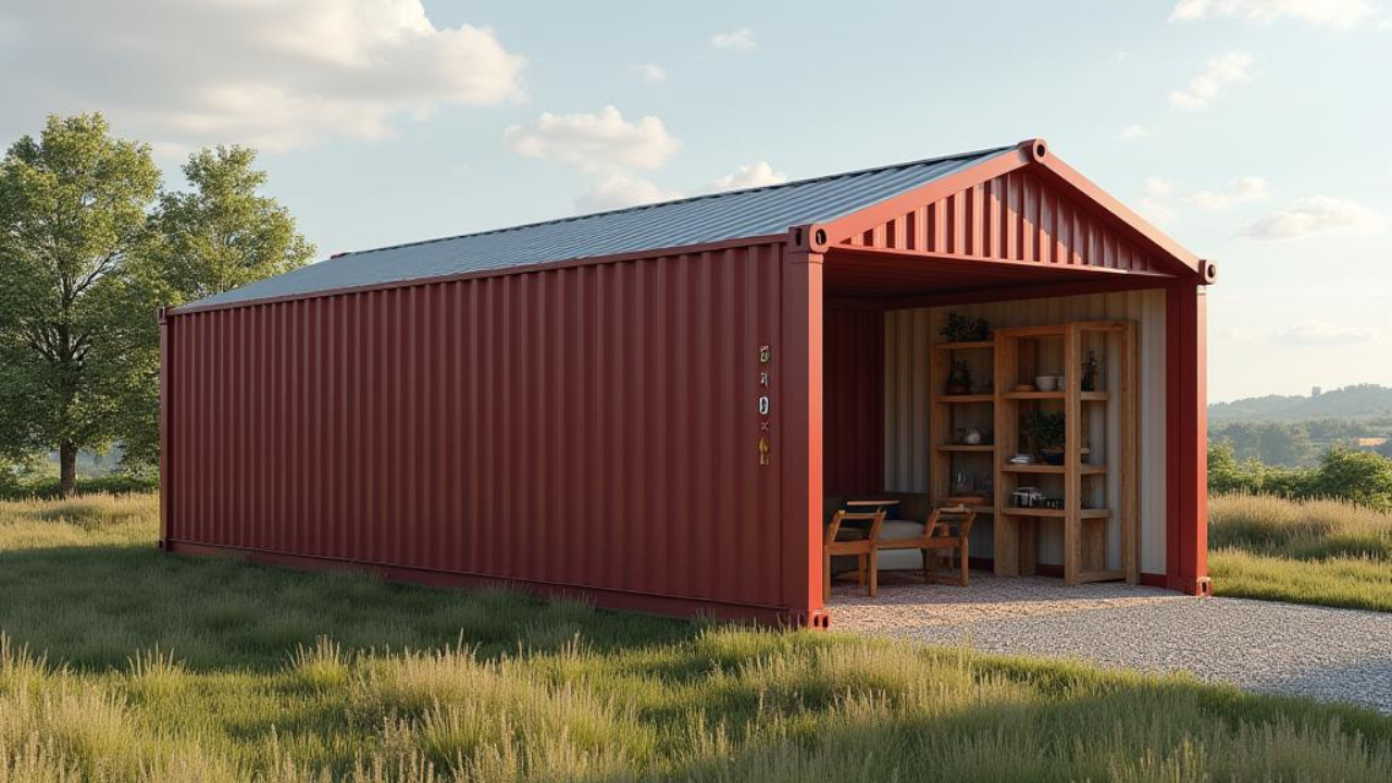 shipping container roof shed shipping-container-roof-shed