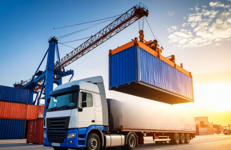 shipping container pickup and delivery