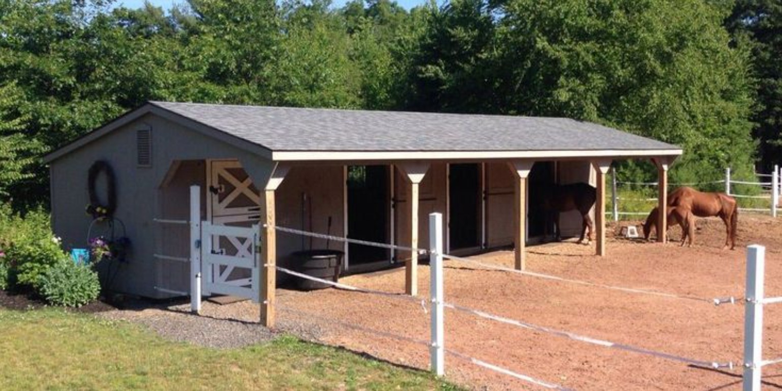 container horse barn