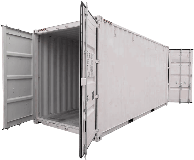 20 ft high cube double door shipping container
