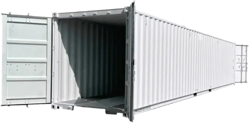 40 ft hight cube double door shipping container