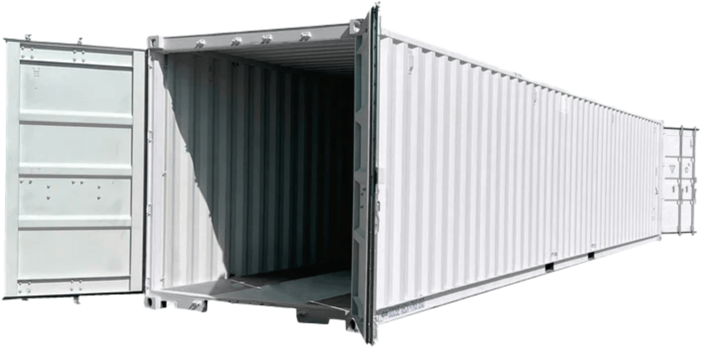 40 ft double door shipping container