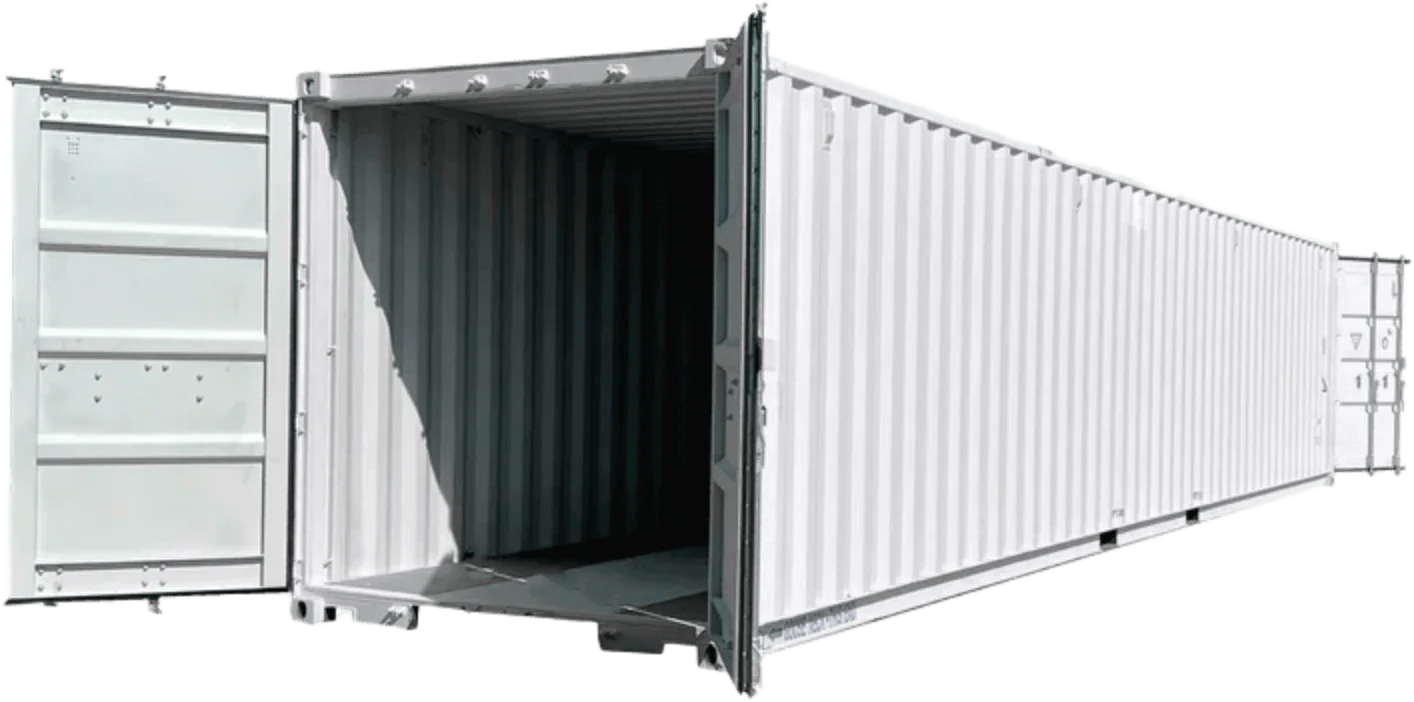 40 ft hight cube double door shipping container