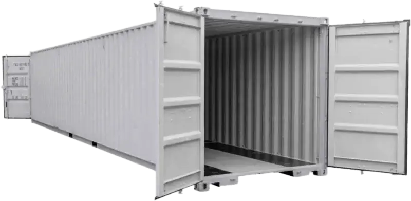 40 ft double door shipping container