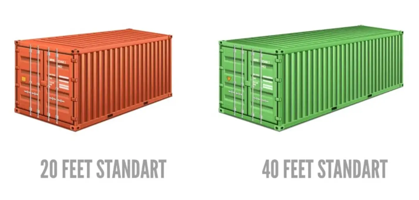 shipping container sizes