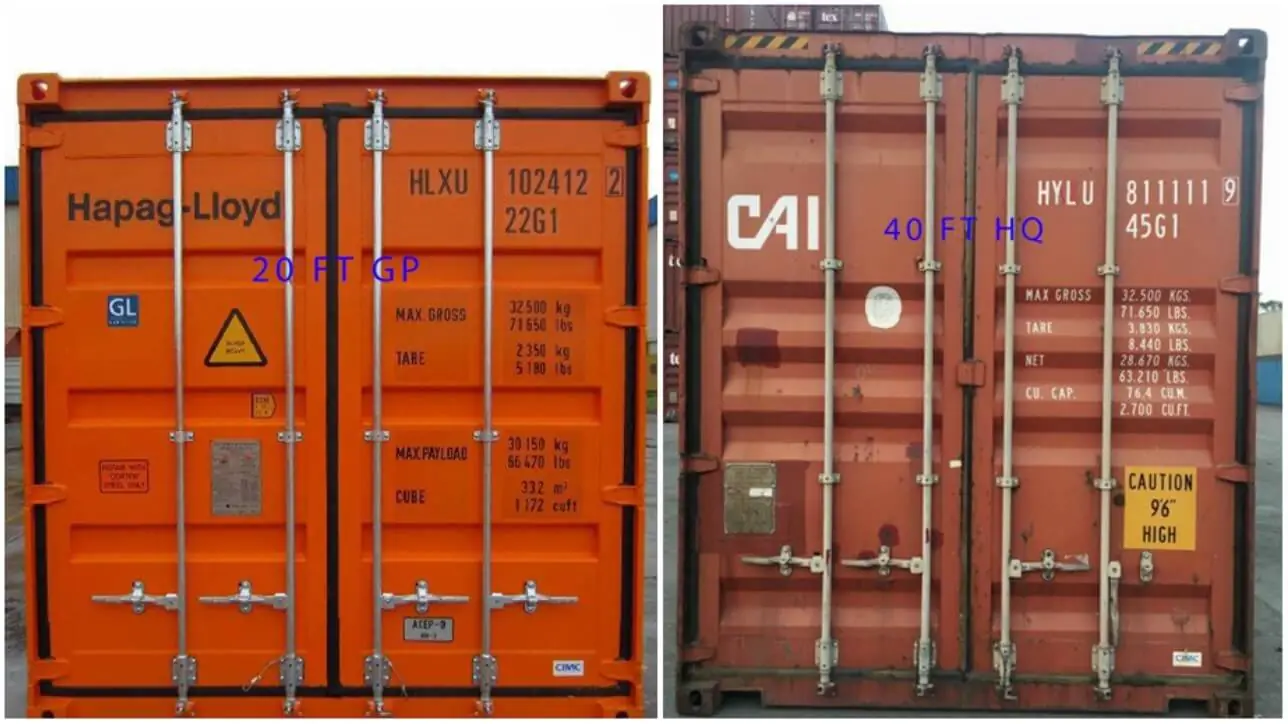 shipping container dimensions 40ft