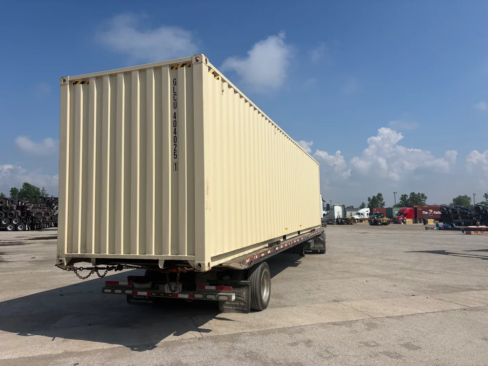 40ft high cube container delivered in Columbus Ohio
