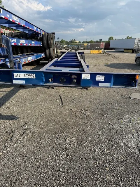 40ft Gooseneck Container Chassis delivery in Chicago